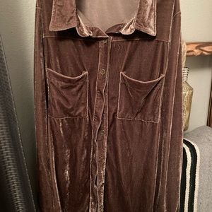 Shimmery Blouse/Umgee Brand